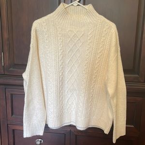 Loft cream sweater medium
